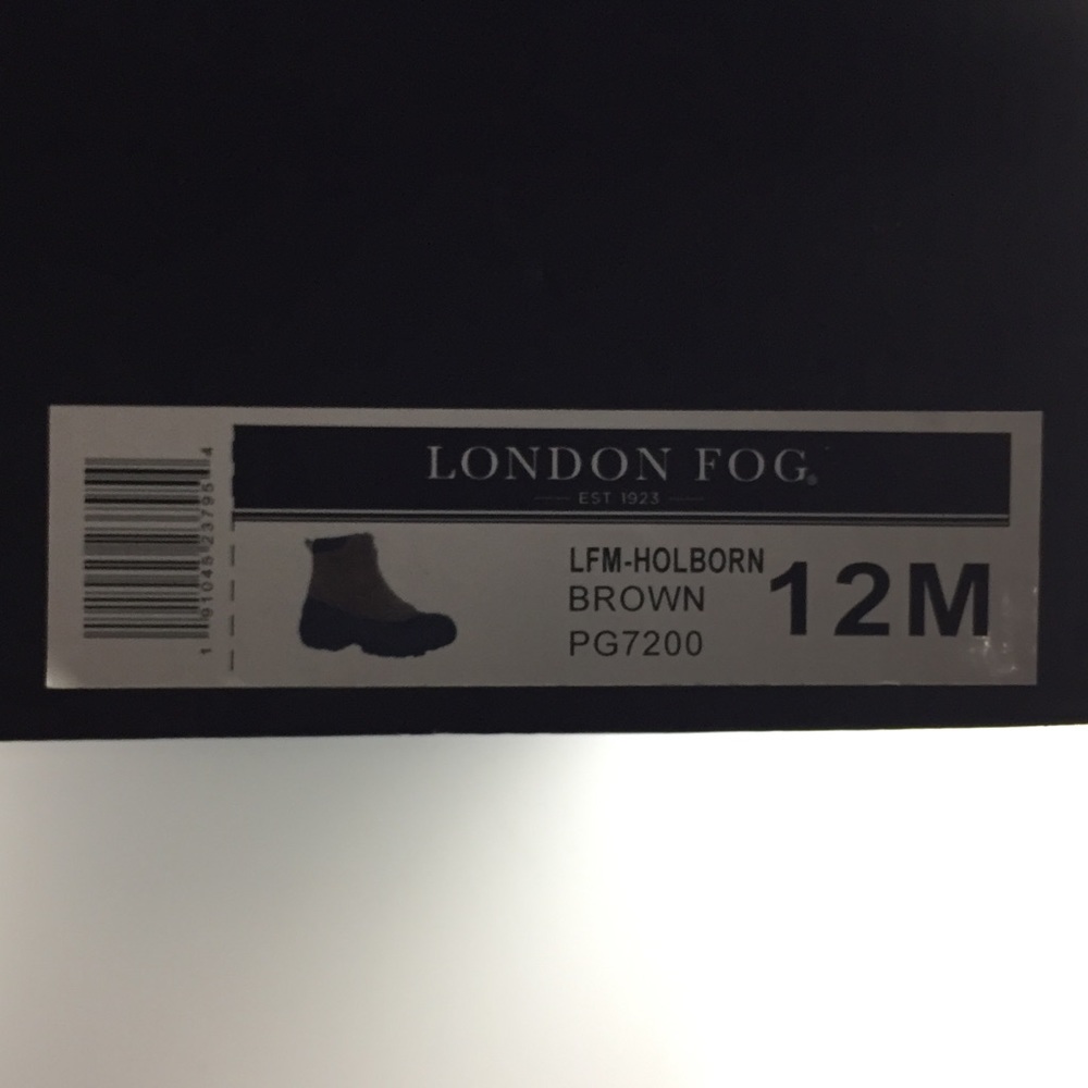 London Fog LFM-Holborn 3M Water Resistant Boots - Picture 5 of 9